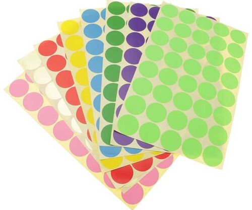 Colorful Dot Stickers