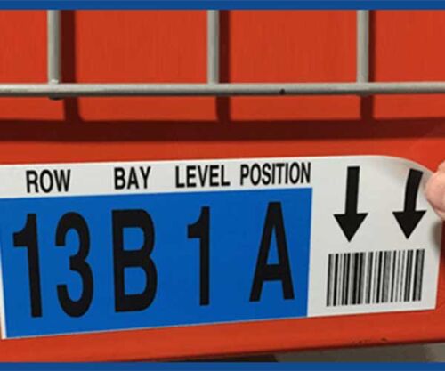 Warehouse Repositionable Labels