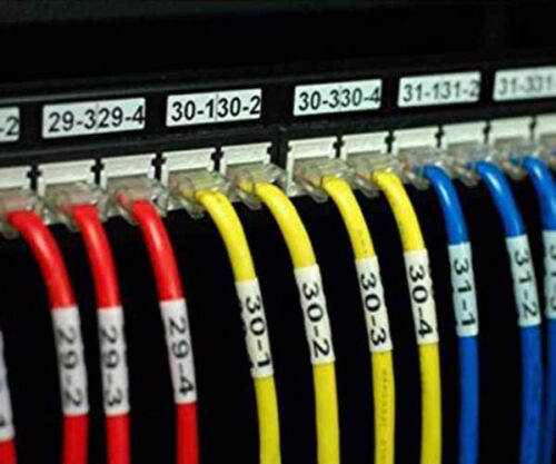 Etiquetas de cabo Ethernet