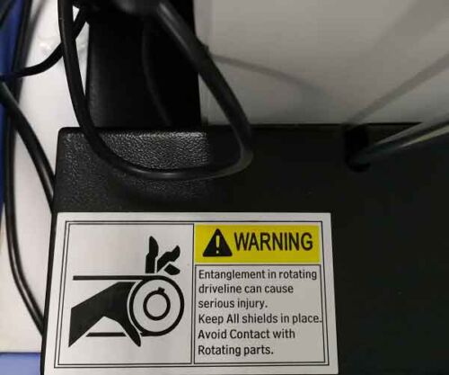 Elektromos figyelmeztető címkék