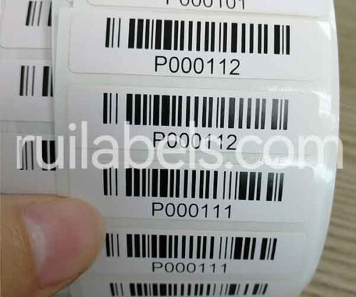 barcode polyimide labels