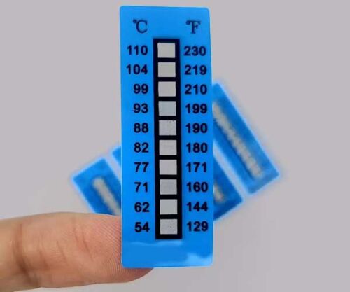 Nálepky na meranie teploty pásov