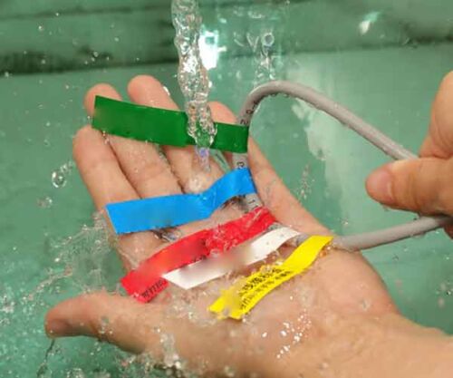 waterproof flag cable labels