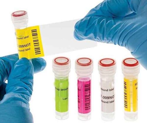Cryogenic laboratory labels