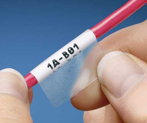 self laminated cable labels