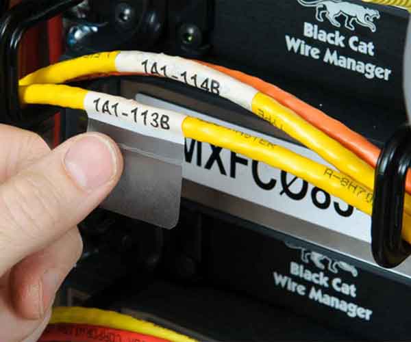 Etiquetas imprimibles para el marcado de cables
