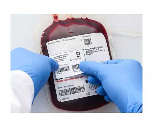 Hospital Blood Bag Labels