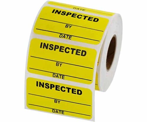 Inspected Inventory Labels