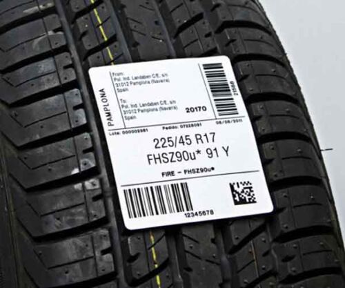Tire Adhesive Labels