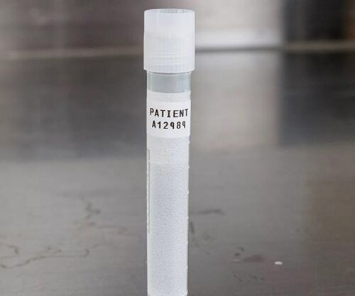 Laboratory Identification Test Tube Label