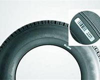 Vulkanizačný štítok na označenie pneumatík