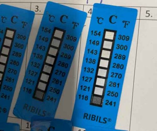 indicator strips labels