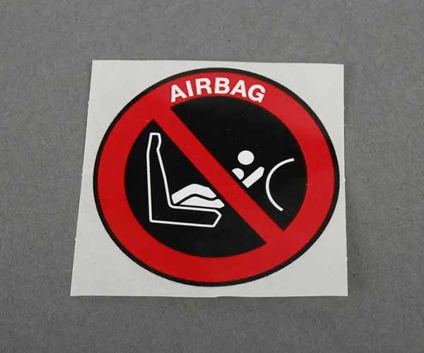 Airbag Sticker