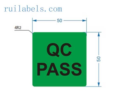 QC PASS Label