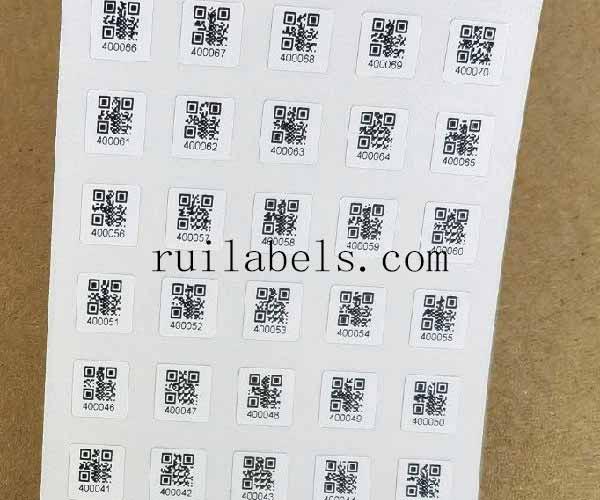 0.25" x 0.25" PCB Labels