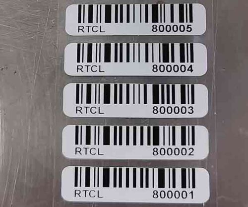 Rubber tire vulcanization labels