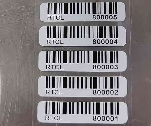 Rubber tire vulcanization labels